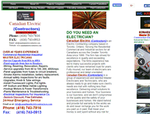 Tablet Screenshot of canadianelectriccontractors.com